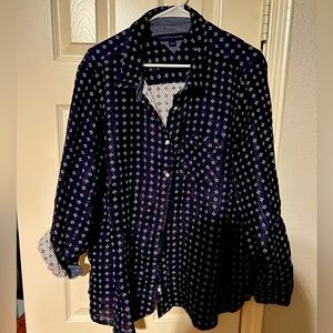 Womens plus size Tommy Hilfiger button up shirt